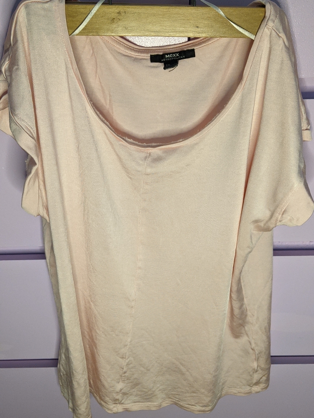 Mossimo Light Pink Scoop Neck Tee